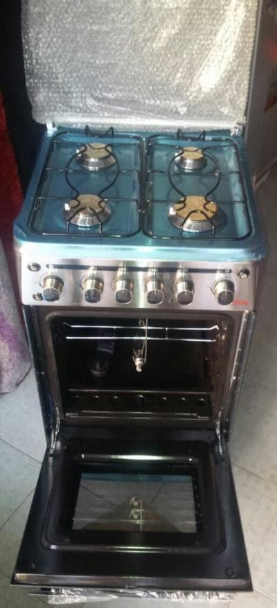 CUISINIERE INOX FULL OPTION 4 FEUX