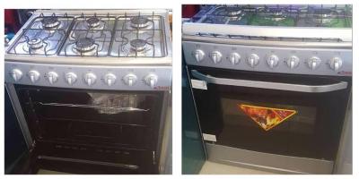 CUISINIERE 6 FEUX INOX GARANTIE 12 MOIS
