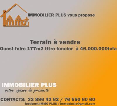 terrain a vendre  ouest foire titre foncier