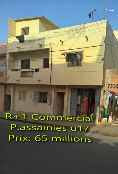 R+1 commercial parcell assainies unité 17