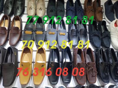mocassins (cuir ou daim avec ou sans lacet)