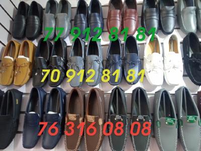 mocassins (cuir ou daim avec ou sans lacet)