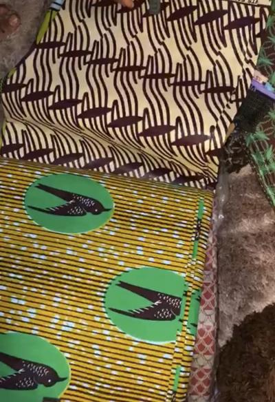 Tissu wax coton 