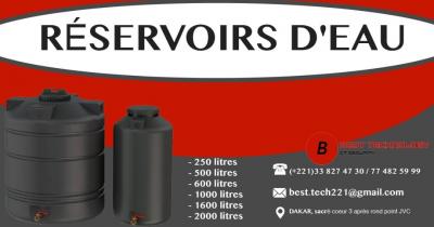 RÉSERVOIRS D'EAU A BON PRIX 