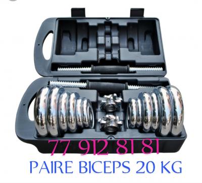 Paire de biceps 20 kg 