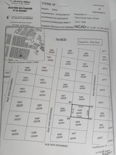 TERRAIN 150M² GIÉDIAWAYE DAROU SALAM