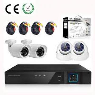 Kit 04 Caméras + Enregistreur + 4 rouleaux câble