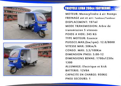 Tricycle 200 Isotherme