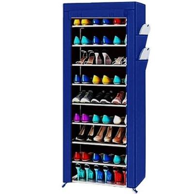 Armoire A Chaussures 27 Paires - Bleu
