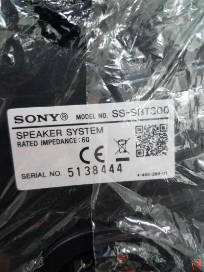 Monitors SONY SS-SBT300
