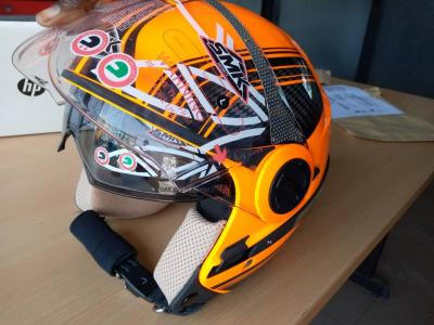 Casque SMK double visière