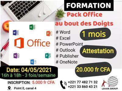 Formation en Pack Office