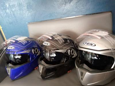 Casque FGN HELMET modulable double visière