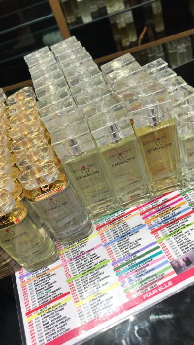 Parfums Ennaciri venant du Maroc Hommes et femmes