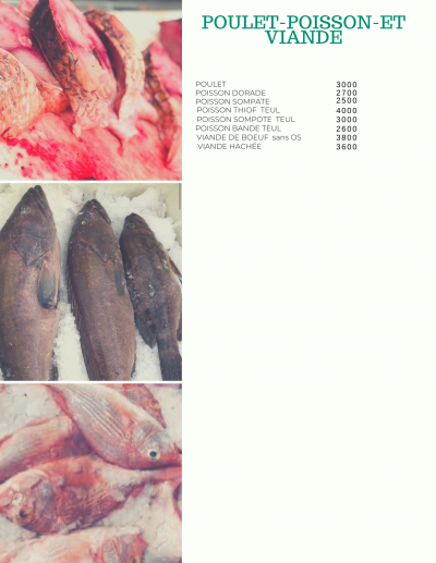 Vente de poisson