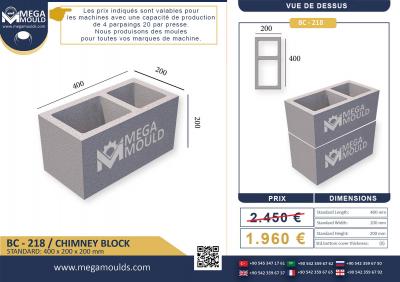 MOULE À PARPAINGS – HOURDIS – PARPAING DE CHE