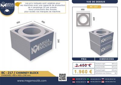 MOULE À PARPAINGS – HOURDIS – PARPAING DE CHE