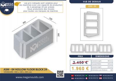 MOULE À PARPAINGS – HOURDIS