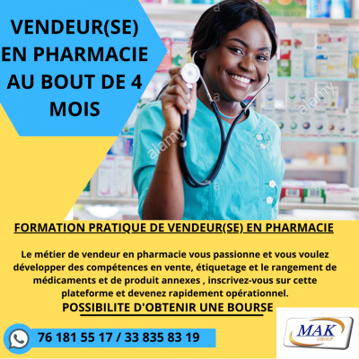 Formation pratique vendeur(se) en pharmacie