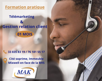 Télémarketing et gestion relation client