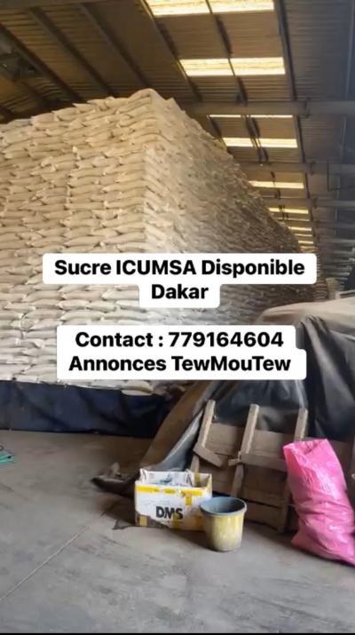 SUCRE ICUMSA DISPONIBLE DAKAR SOUS DOUANE