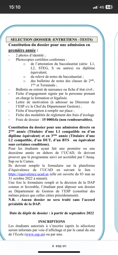 Je cherche une bourse 
