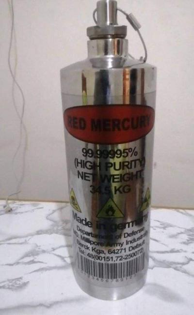 Mercure liquide rouge 20/20
