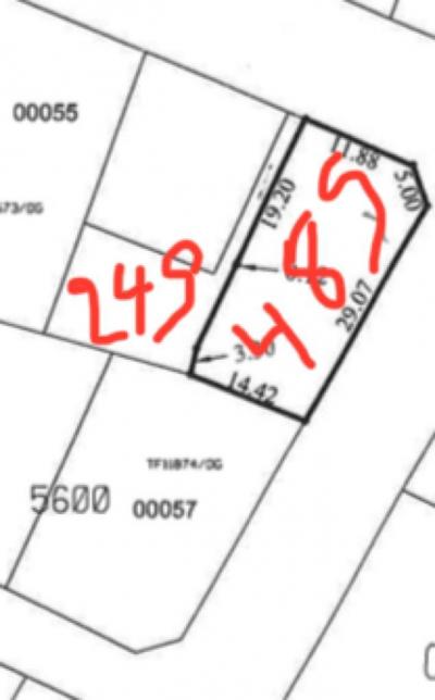 Point E Terrain de 485 m2 TF à vendre 