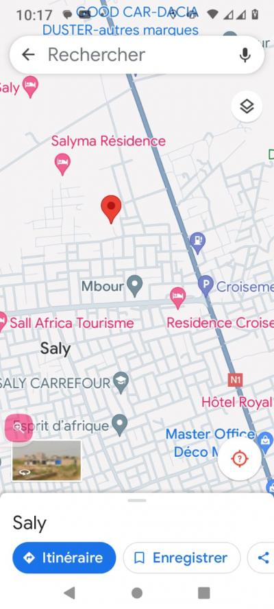 terrain de 300 metres carres a saly 