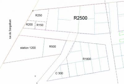 pour un fin commercial, à la R10, 1950m²
