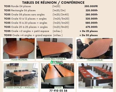 Tables de conférence 26Fev09